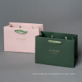 Luxury ribbon handle boutique tote paper gift bags